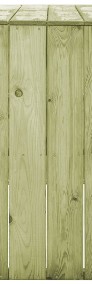 vidaXL Stół barowy, 130x60x110 cm, impregnowane drewno sosnowe 44900-3