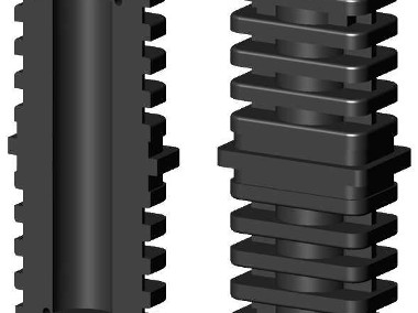 Łącznik plastikowy do profili aluminiowych typ I 50x30,czarny, składany,50x30x2-1