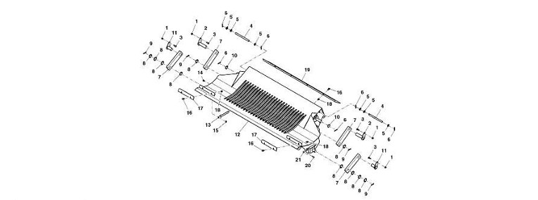 John Deere 960 - Rama DC222588 (Podbieracz)-1