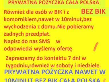 PRYWATNA pożyczka bez BIK baz kredyt z komornikiem cała Polska Rzeszów-2