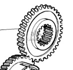 Massey Ferguson 3690 Koło Zębate Zębnik Skrzyni Biegów 48 zębów CZĘŚCI 3615823M1