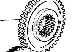 Massey Ferguson 3690 Koło Zębate Zębnik Skrzyni Biegów 48 zębów CZĘŚCI 3615823M1