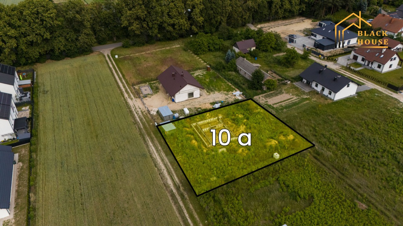10 ar, Nasutów, rozpoczęta budowa - Widok 3