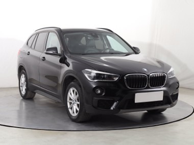 BMW X1 F48 , Salon Polska, Serwis ASO, Automat, VAT 23%, Skóra, Navi,-1