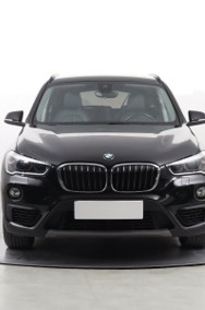 BMW X1 F48 , Salon Polska, Serwis ASO, Automat, VAT 23%, Skóra, Navi,-2