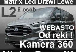 Ford Transit Custom Limited 170KM A8 Webasto Kamero 360 Matrix LED Od ręki 2387 zł