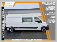 Opel Movano Gwarancja, L3H2, DOKA, BRYGADÓWKA, 6 miejsc, klima, tempomat