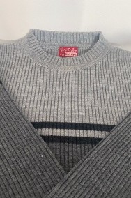 Sweterek 110-116 cm szary nowe-3