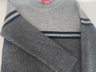 Sweterek 110-116 cm szary nowe-1