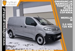 Citroen Jumpy Gwarancja, Wersja M, klima, nawigacja, tempomat, kamera cofania