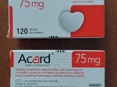 Acard 75 mg 180 sztuk 1,5 opakowania po 120 szt-1