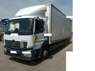 Mercedes-Benz Atego 1221 Euro 6 kontener 18 palet winda Tylko 299 tys.km!-1