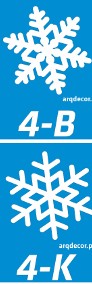 Metrowe śnieżynki, styropianowe płatki śniegu,Boże Narodzene-3