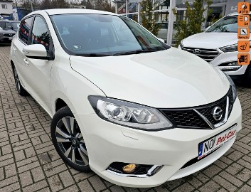 Nissan Pulsar I Biała perła, radar , xenon, grzane fotele,ostrzeganie przed wypadkie