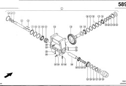 Claas Lexion 600 WAŁEK ZĘBNIKA STOŻKOWEGO 0006948280 (Przekładnia lewa, napęd rotora)
