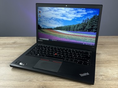 Laptop Lenovo T450S Matryca 14", Intel i5, Szybki dysk SSD, 8RAM-1