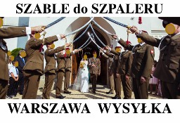 SZABLE DO ŚLUBU, szable do szpaleru z TEMBAKAMI PATRIOTYCZNYMI, tanio