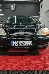 Mercedes-Benz Klasa S W220 S55 AMG LONG V8 360 KM, Full Opcja, Radar, Aktywny Tempomat, ABC, Al-2