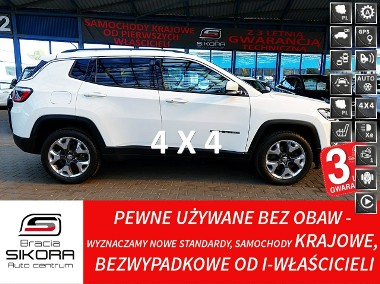 Jeep Compass II ACC+El.Klapa 3Lata GWARANCJA I-wł Kraj Bezwypad 4x4 170KM LIMITED F2-1