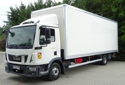 MAN TGL 12.220 Euro 6 kontener 18p 334 tys.km Sprowadzony MAN TGL 12.220 Euro 6 kontener z windą ładowność 5100kg Sprowadzony