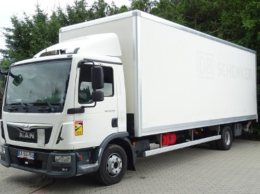 MAN TGL 12.220 Euro 6 kontener 18p 423 tys.km Sprowadzony MAN TGL 12.220 Euro 6 kontener z windą ładowność 5200kg Sprowadzony-1