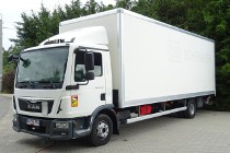 MAN TGL 12.220 Euro 6 kontener 18p 423 tys.km Sprowadzony MAN TGL 12.220 Euro 6 kontener z windą ładowność 5200kg Sprowadzony