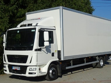 MAN TGL 12.220 Euro 6 kontener 18p 423 tys.km Sprowadzony MAN TGL 12.220 Euro 6 kontener z windą ładowność 5200kg Sprowadzony-1