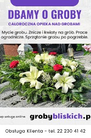 Opieka nad grobami Rokitno - mycie grobu, znicze i kwiaty na grób-2