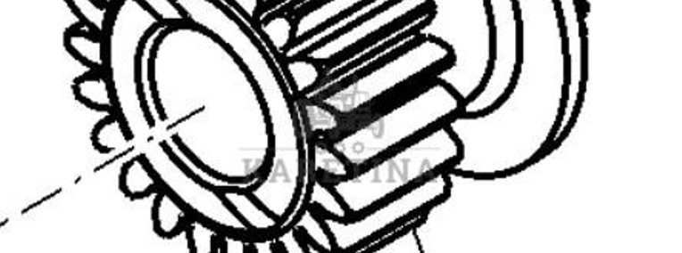 John Deere 8130 8230 8330 8430 8530 Bieg Koło Zębate Skrzyni Biegów IVT R566249 R228788-1