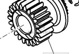 John Deere 8130 8230 8330 8430 8530 Bieg Koło Zębate Skrzyni Biegów IVT R566249 R228788