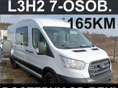 Ford Transit L3H2 165KM Super Cena Brygadowy 7-osobowy Kamera Czujniki-1