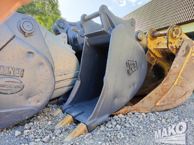 Łyżka JCB 58cm do koparki Volvo S60 S6 Mocowanie skandynawskie do rototilta-1