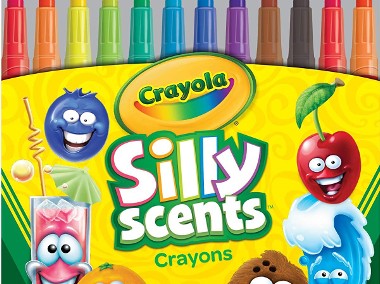 Zapachowe Kredki Crayola Wykręcane 12 Kolorów-1