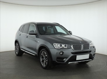 BMW X3 II (F25) , Salon Polska, Serwis ASO, 190 KM, Automat, VAT 23%, Skóra,