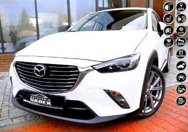 Mazda CX-3 HeadUpDispley|Kamera|Navi|Skóry|6 Bieg|LED| Serwis|Zarejestr|GWARANC