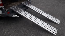 Najazdy Aluminiowe 2m x 32cm LOHR do 700kg/2szt Podjazdy do Przyczepy