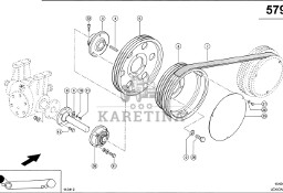 Claas Lexion 600 KOŁO PASOWE 0007449190 (Napęd hybrydowy stopniowy, 2. stopień)