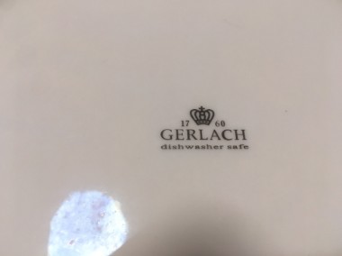 Stary duży talerz patera Gerlach-1