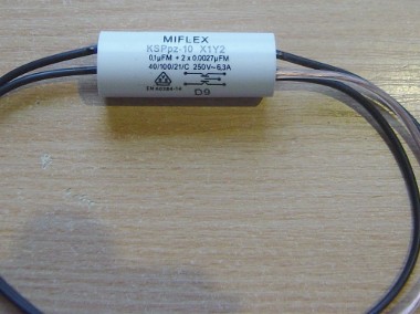 Kondensator przeciwzakłóceniowy KSPpz-10, 0,1µF+2x2700pF 5 przewodowy-1