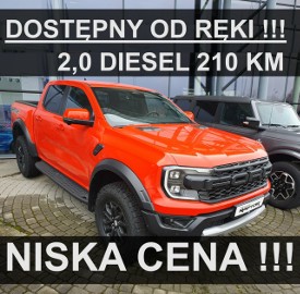Ford Ranger III Ranger Raptor Raptor 2,0 diesel 210KM Roleta elektr. Niska Cena Od ręki