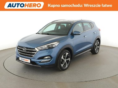 Hyundai Tucson III 4x4 automat skóra full LED navi ogrzewanie postojwe hak grzane fotwl-1