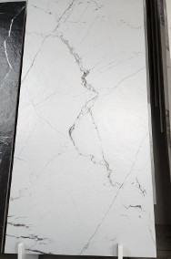 Płytki podłogowe ścienne marmur biały i czarny Marmo white, black 120x60 Cerrad-2