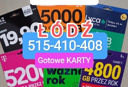 ZAREJESTROWANE KARTY - REJESTRACJA KART - CZESKIE KARTY SIM ŁÓDŹ 