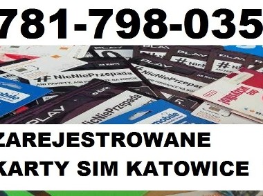 Karty SIM Zarejestrowane DETAL Karta Startery Anonimowe Aktywne Polskie Katowice-2