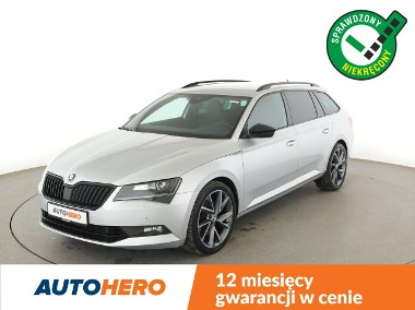 Skoda Superb III automat 4x4 acantara bi-xenon PDC ACC grzane fotele navi bluetooth-1