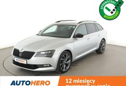 Skoda Superb III automat 4x4 acantara bi-xenon PDC ACC grzane fotele navi bluetooth