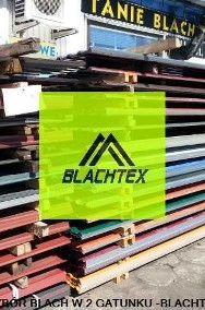 Hurtownia 2 gatunek blach blachy trapezowej dach garaż blachodachówka BLACHTEX-2