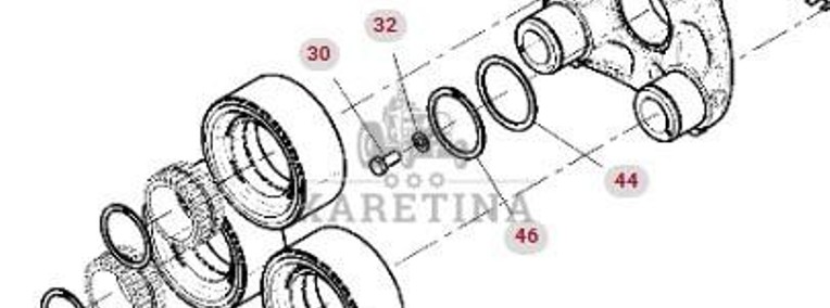 Fendt 930 933 936 939 942 Vario Gen 6 Przekładnia Planetarna Jarzmo Koło CZĘŚCI H218PP0145050-1
