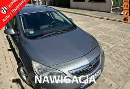 Opel Astra J Mocna benzyna, klimatyzacja , czujniki, hak, nawigacja, opony wielos