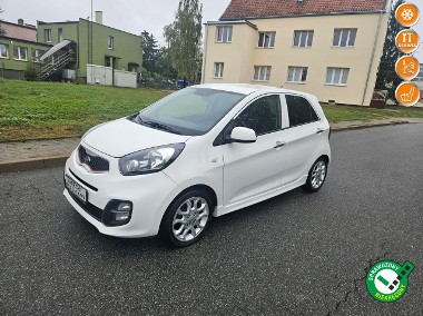 Kia Picanto II Opłacona Zdrowa Zadbana Serwisowana z Klima Alu 2 Kmpl Kół 1 Wł-1